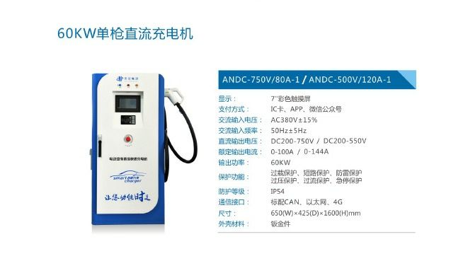 60KW电动汽车直流充电桩